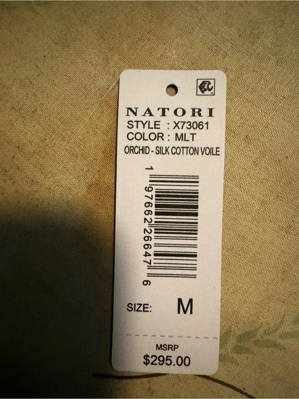 Natori Strapless Tropical Orchid Dress - Pink & Green_4
